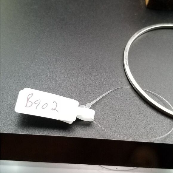 Silver tone slider bangle B902 - Picture 2 of 3